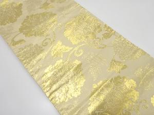 花唐草模様織り出し　袋帯